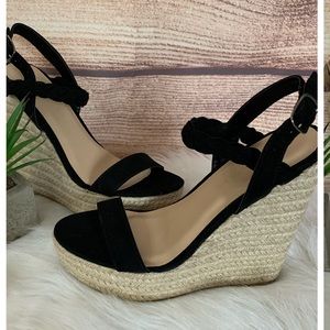 Black wedges.